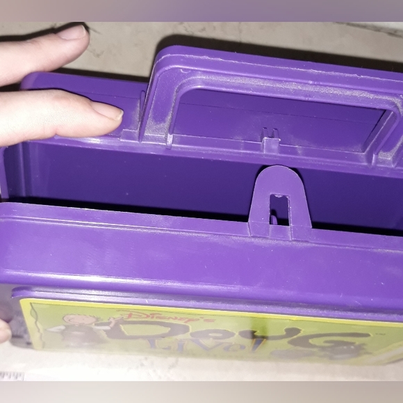 Vintage Doug Live Lunchbox Purple Jumbo Pictures 90s Kids Disney MGM Studios - Picture 3 of 8